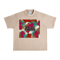 French Oak faith Urban Heavy Tee - NancyCooperArtShop