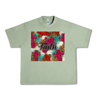 Oil Green faith Urban Heavy Tee - NancyCooperArtShop