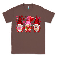 Chestnut valentines day gnomies with heart balloon Classic Tee - NancyCooperArtShop