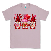 Lilac valentines day gnomies with heart balloon Classic Tee - NancyCooperArtShop