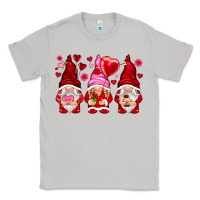 Moon Dust valentines day gnomies with heart balloon Classic Tee - NancyCooperArtShop