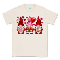 Natural valentines day gnomies with heart balloon Classic Tee - NancyCooperArtShop