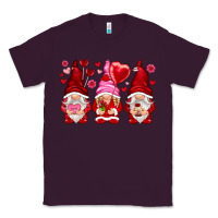 Plum valentines day gnomies with heart balloon Classic Tee - NancyCooperArtShop