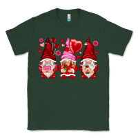 Sports Green valentines day gnomies with heart balloon Classic Tee - NancyCooperArtShop