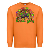 Carrot Mardi Gras rainbow and masks Premium Sweatshirt - HowdyJamesFarm