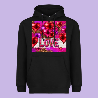 Love Heart Shaped Balloons Tumbler Hjf Heavyweight Hoodie Designed By Howdyjamesfarm