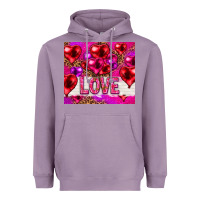 Lavender love heart shaped balloons tumbler hjf Heavyweight Hoodie - HowdyJamesFarm