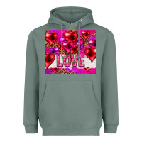 Sage love heart shaped balloons tumbler hjf Heavyweight Hoodie - HowdyJamesFarm