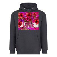 Smoke love heart shaped balloons tumbler hjf Heavyweight Hoodie - HowdyJamesFarm