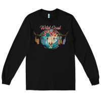 Black Wild Soul Long Sleeve Tee - JahusDesignShop