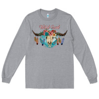 Heather Grey Wild Soul Long Sleeve Tee - JahusDesignShop