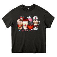 Asphalt Nurse Coffee Cups Heavy Core Tee - Artiststas