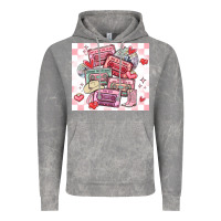 Cloud Rock valentine's day cassette tapes Vintage Hoodie - MaliasSmallBusiness