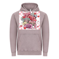 Vintage Zinc valentine's day cassette tapes Vintage Hoodie - MaliasSmallBusiness