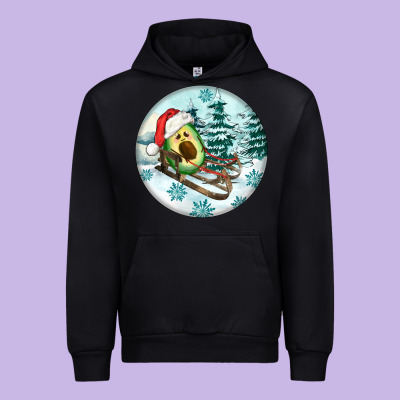 Slide Avocado Urban Hoodie Designed By Fadigitalartstudio