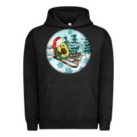 Pigment Black Slide Avocado Urban Hoodie - FaDigitalArtStudio