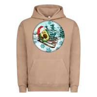 Pigment Burro Slide Avocado Urban Hoodie - FaDigitalArtStudio