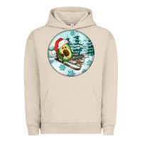 Pigment French Oak Slide Avocado Urban Hoodie - FaDigitalArtStudio
