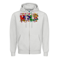 Dove Grey Hola Cinco De Mayo Zipper Hoodie - NancyCooperArtShop