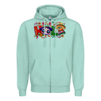 Seafoam Hola Cinco De Mayo Zipper Hoodie - NancyCooperArtShop