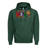 Sports Green Hola Cinco De Mayo Zipper Hoodie - NancyCooperArtShop