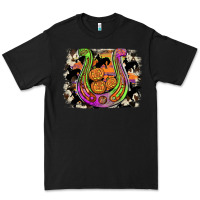 Black halloween horseshoe Premium Tee - JahusDesignShop
