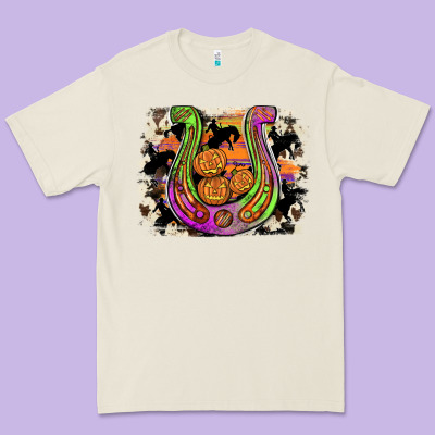 Halloween Horseshoe Premium Tee Designed By Jahusdesignshop