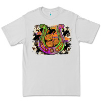 Dove Grey halloween horseshoe Premium Tee - JahusDesignShop