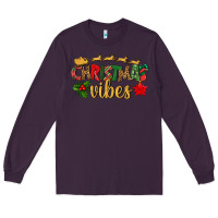 Plum christmas vibes Long Sleeve Tee - BundleAndBundleShop