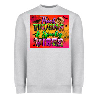 Heather Grey thick thighs and spooky vibes tumbler Heavyweight Sweatshirt - BundleAndBundleShop