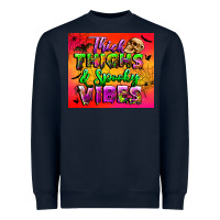 Navy thick thighs and spooky vibes tumbler Heavyweight Sweatshirt - BundleAndBundleShop