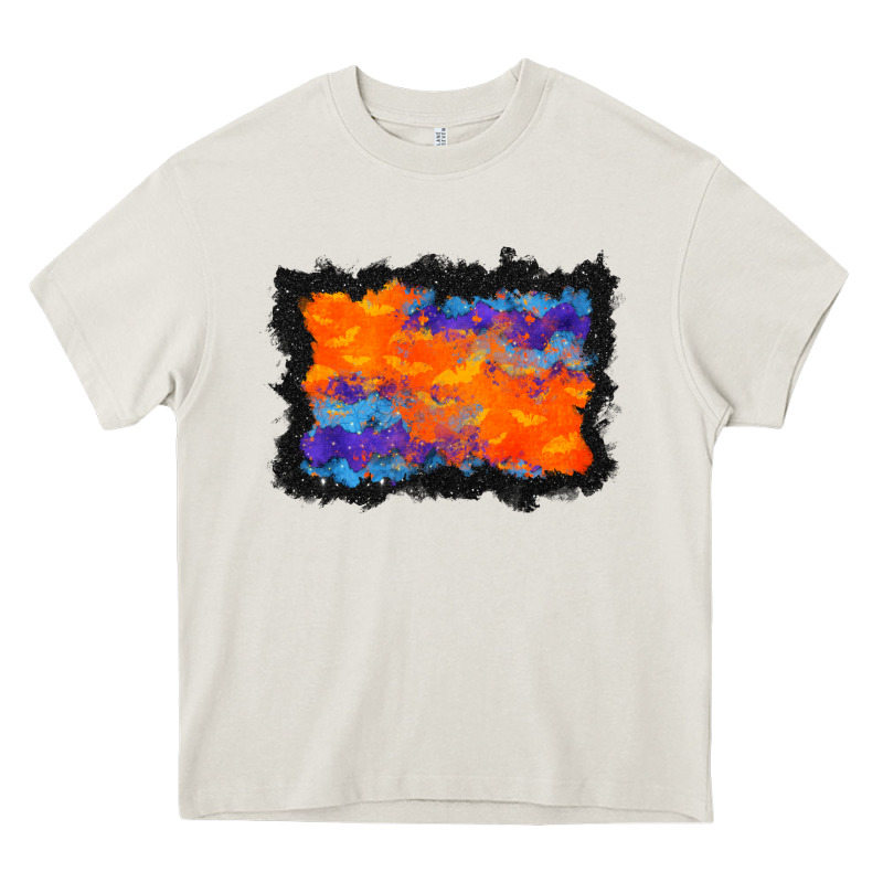 Halloween Bat Background Heavy Core Tee by BundleAndBundleShop | Teevron
