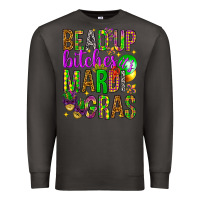 Smoke Bead up bitches it's Mardi Gras Premium Sweatshirt - HowdyJamesFarm