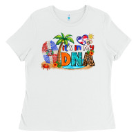 White it's in my dna Ladies Tee - AdoDesignShop