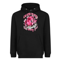 Black cancer picked the wrong girl Heavyweight Hoodie - CowGirlArtShop