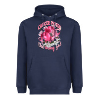 Navy cancer picked the wrong girl Heavyweight Hoodie - CowGirlArtShop