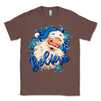 Chestnut believe winter christmas santa claus Classic Tee - MaliasSmallBusiness