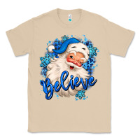 Mushroom believe winter christmas santa claus Classic Tee - MaliasSmallBusiness