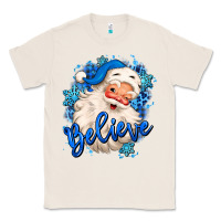 Natural believe winter christmas santa claus Classic Tee - MaliasSmallBusiness