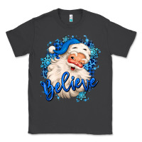 Smoke believe winter christmas santa claus Classic Tee - MaliasSmallBusiness
