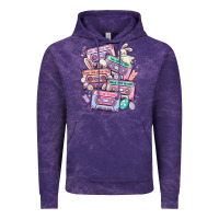 Cloud Purple easter cassette tapes Vintage Hoodie - MaliasSmallBusiness