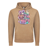 Vintage Coffee easter cassette tapes Vintage Hoodie - MaliasSmallBusiness