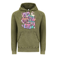 Vintage Olive easter cassette tapes Vintage Hoodie - MaliasSmallBusiness