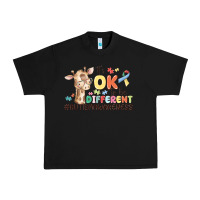 Black its ok to be different Urban Heavy Tee - MaliasSmallBusiness