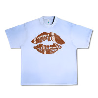 Grape Ice football lips Urban Heavy Tee - AdoDesignShop