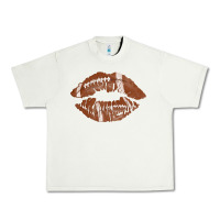 Pistachio football lips Urban Heavy Tee - AdoDesignShop