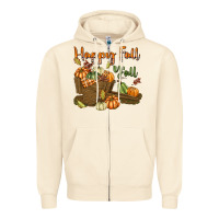 Sandshell Happy Fall Y'all Zipper Hoodie - texasbilliewilder