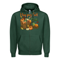 Happy Fall Y'all Zipper Hoodie | Teevron
