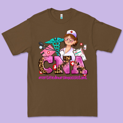 Cna Certified Nursing Assistant Premium Tee Designed By Adodesignshop