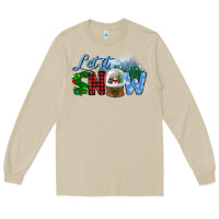 Mushroom let it snow Long Sleeve Tee - BundleAndBundleShop